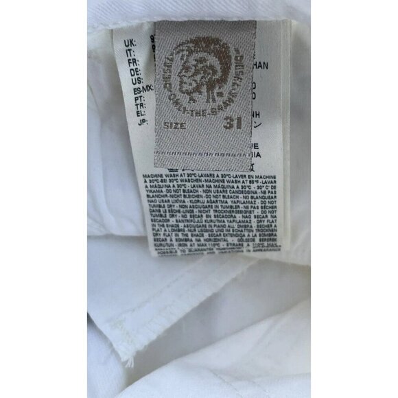 Diesel White Denim Women’s Bootzee Bootcut Regular Jeans W31 L32 R85W1 - Picture 5 of 16